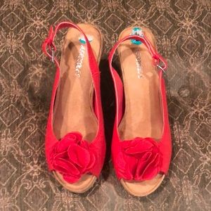 NEW Aerosoles Cork wedge heel size 8